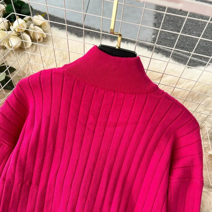 Drune | Frauen Freizeit Ribbed Zwei Teiliges SweatSatz