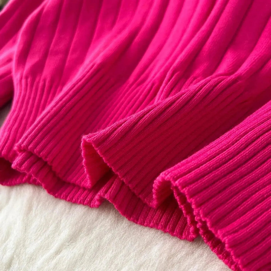 Drune | Frauen Freizeit Ribbed Zwei Teiliges SweatSatz