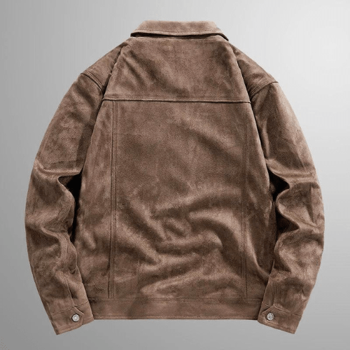 Drune | Jack Herren Wildlederjacke Warme & Stilvolle Oberbekleidung Perfekt Für Den Herbst