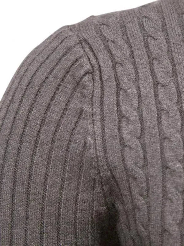 Drune | Border Slim Fit Rollkragenpullover Herren