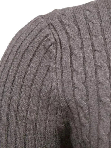 Drune | Border Slim Fit Rollkragenpullover Herren