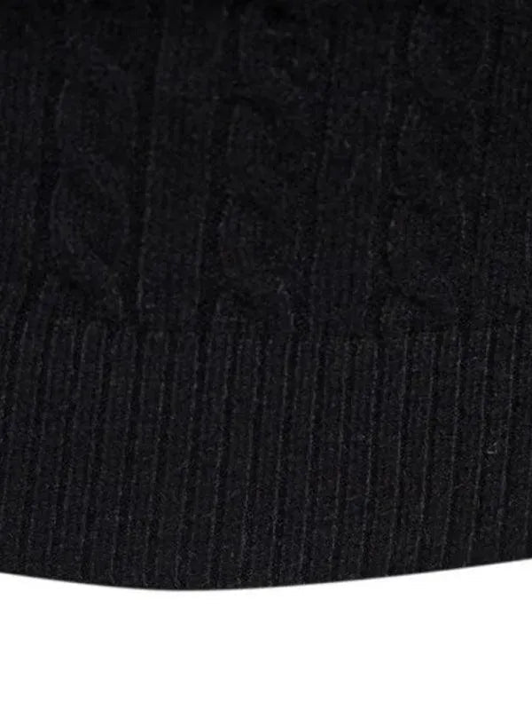 Drune | Border Slim Fit Rollkragenpullover Herren