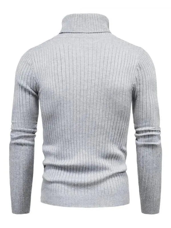 Drune | Border Slim Fit Rollkragenpullover Herren