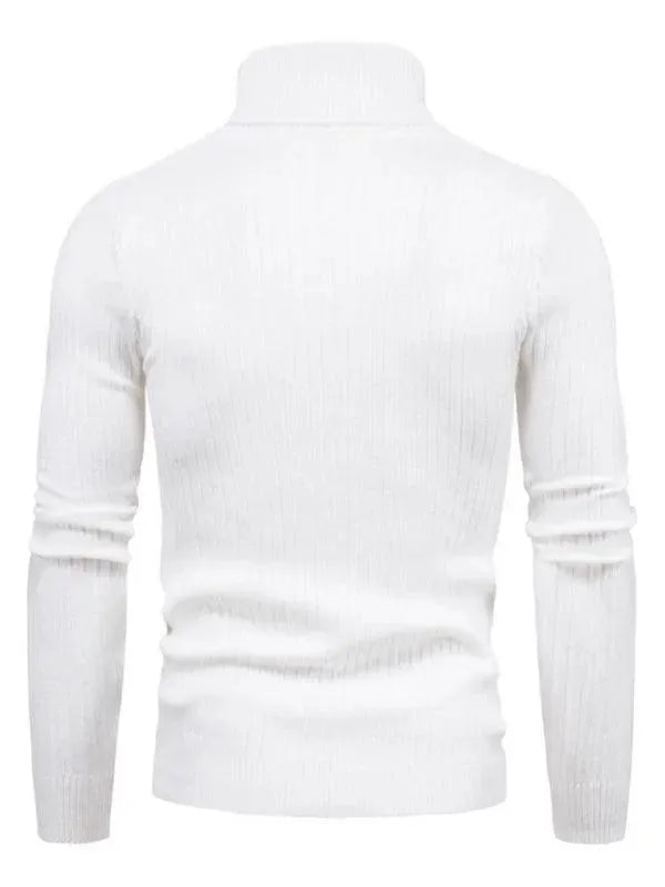 Drune | Border Slim Fit Rollkragenpullover Herren