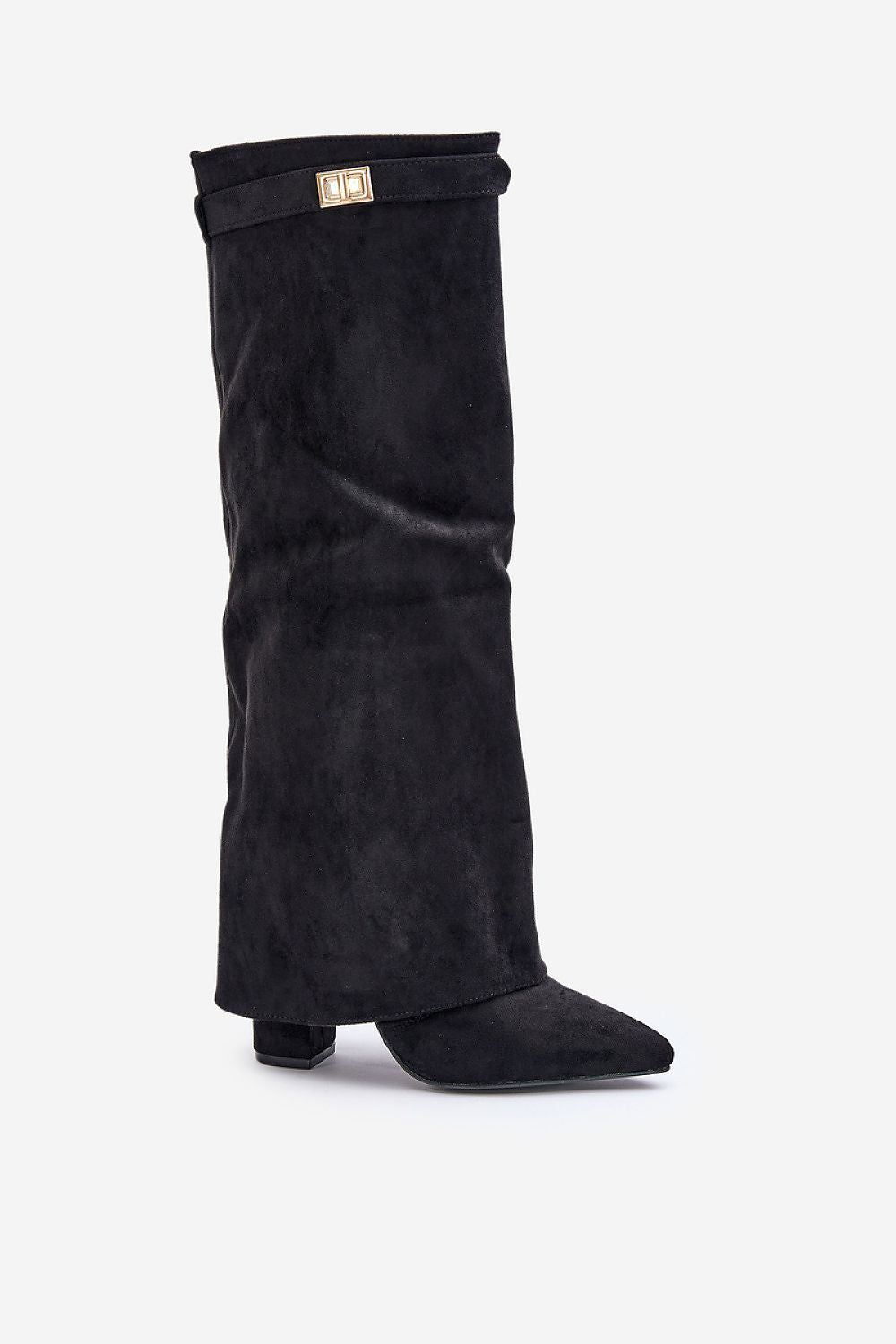 Drune | Elegante Kniehoge Stiefel mit Riemchen