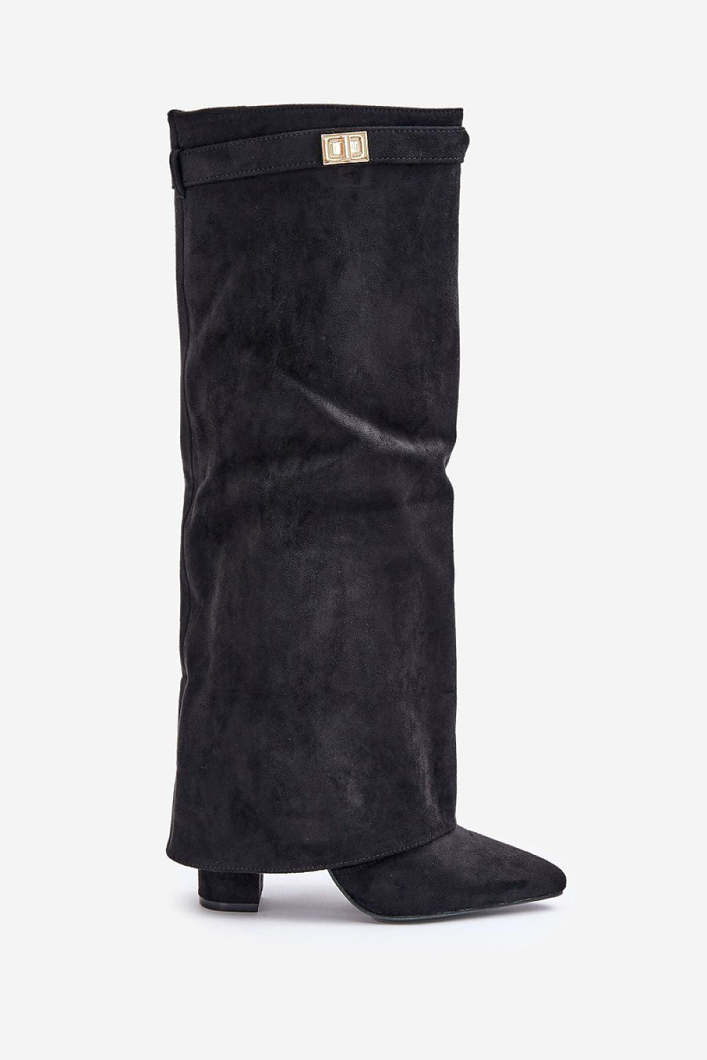 Drune | Elegante Kniehoge Stiefel mit Riemchen
