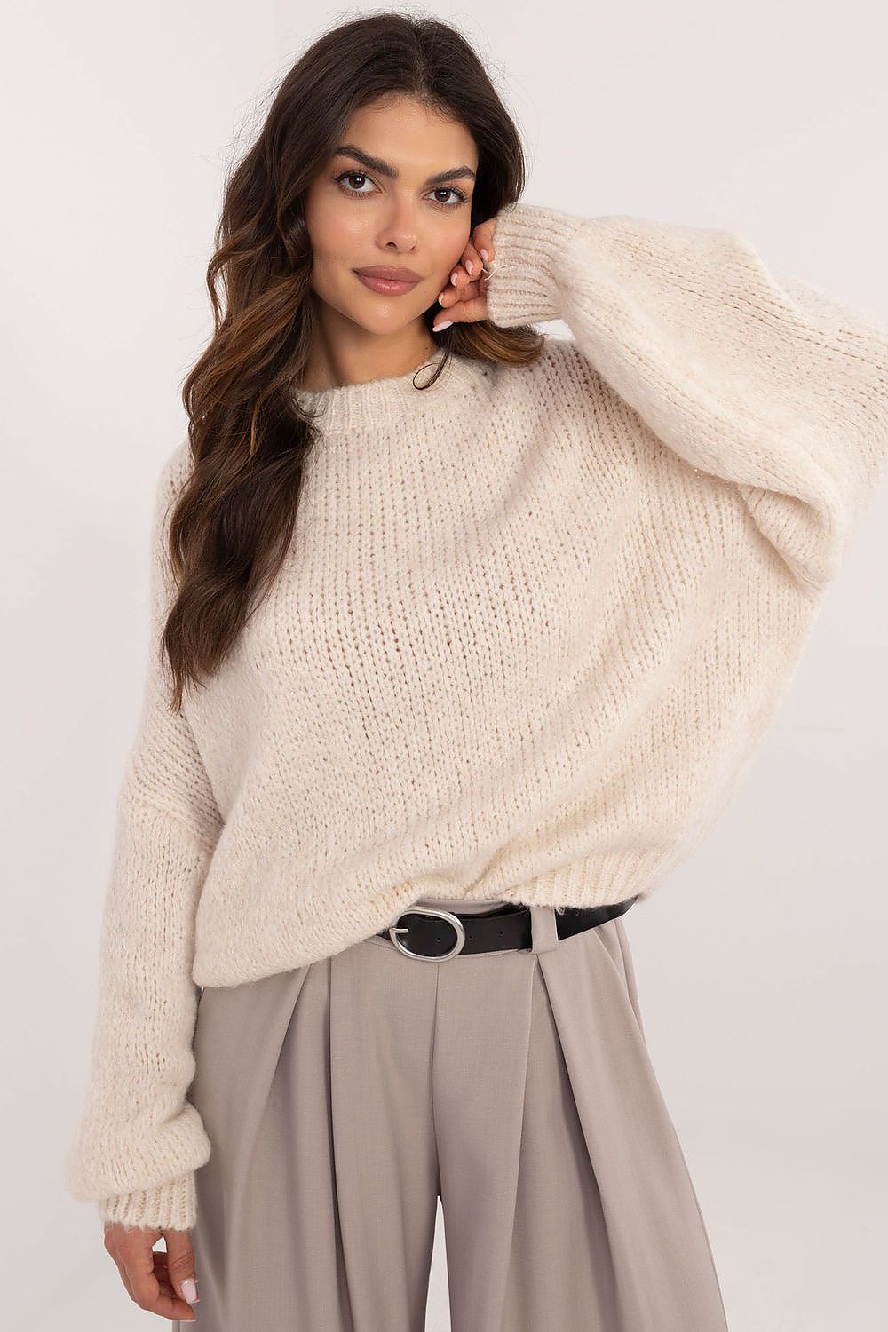 Drune | Strickpullover mit Lockere Passform Weiches Strick Hygge und Komfort