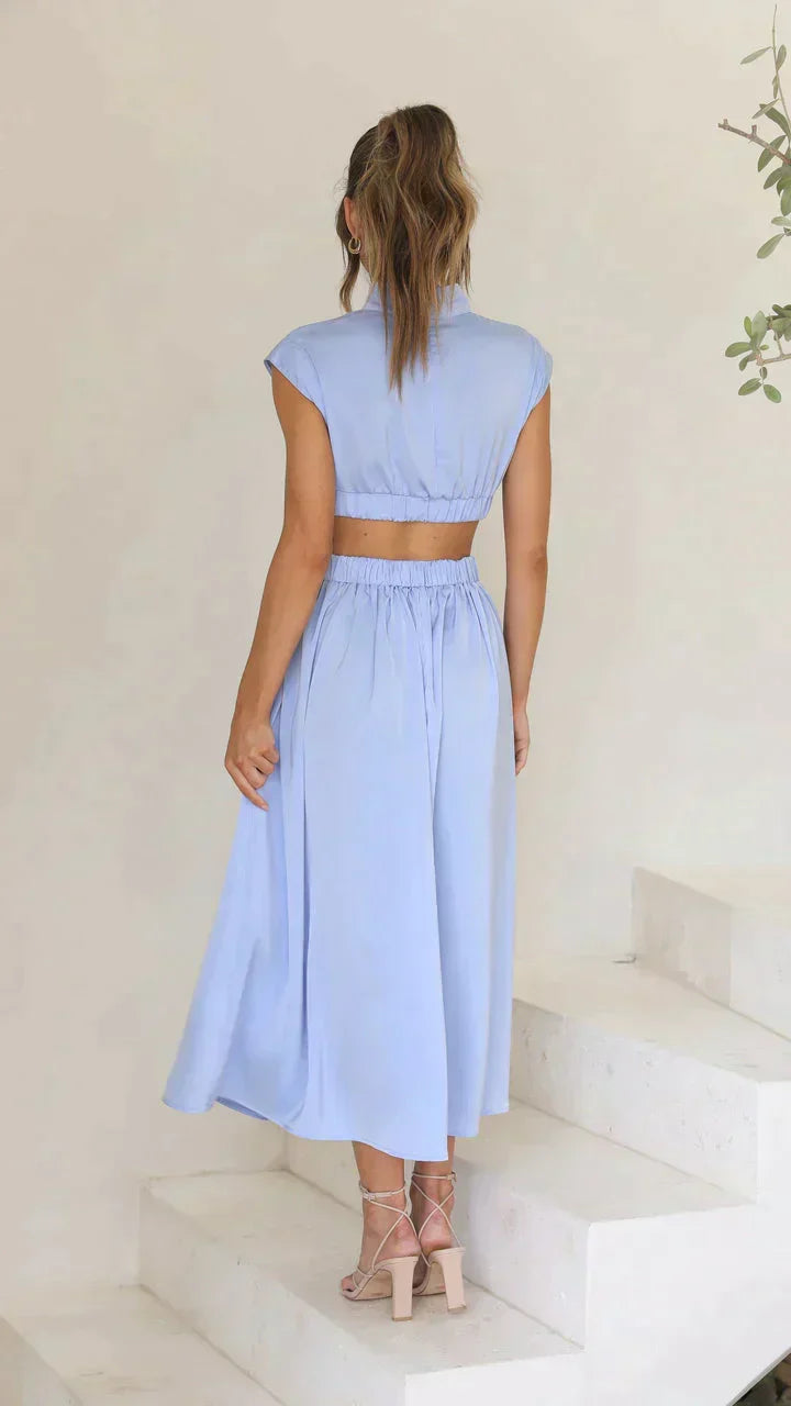Drune | Eleganter Jumpsuit mit Cut-Out Taille
