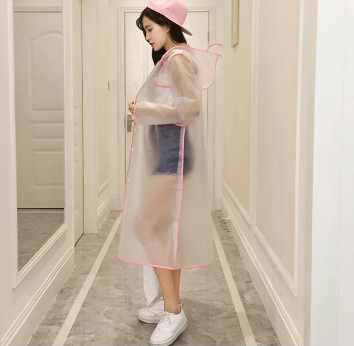Drune | Transparente Regenjacke