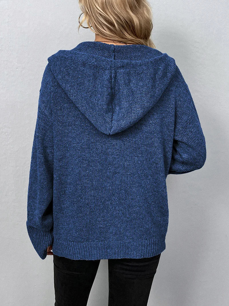 Drune | Cardigan - Bequemer Strick-Button-Up-Cardigan
