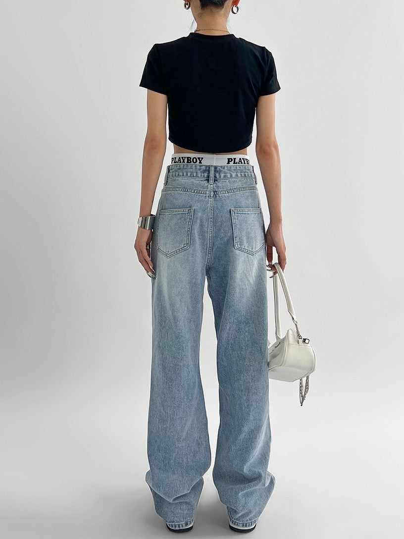 Drune Damenjeans mit zerrissenen