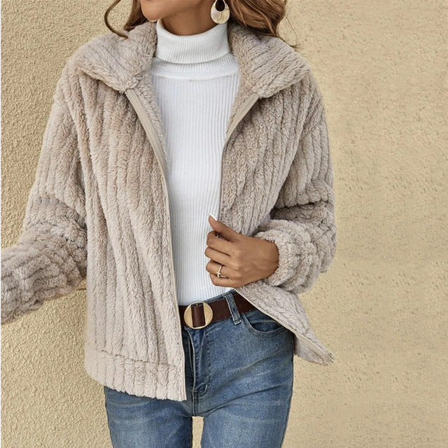 Drune | Warmer und lässiger Fleece-Mantel