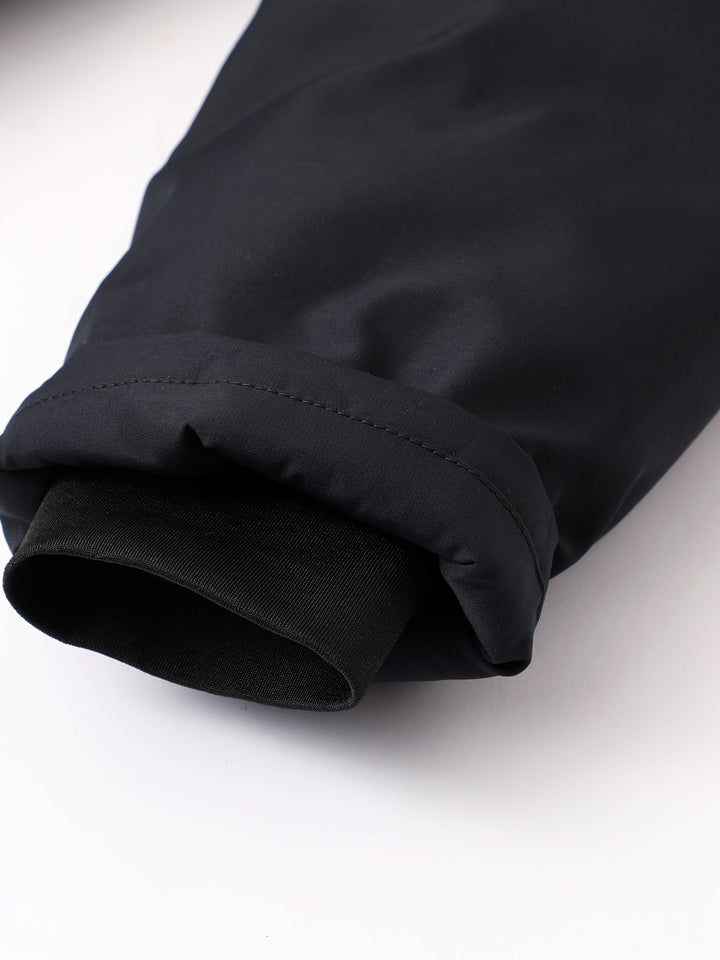Drune | Herren Steppwintermantel mit Kapuze - Warme Jacke mit Reißverschluss und Taschen