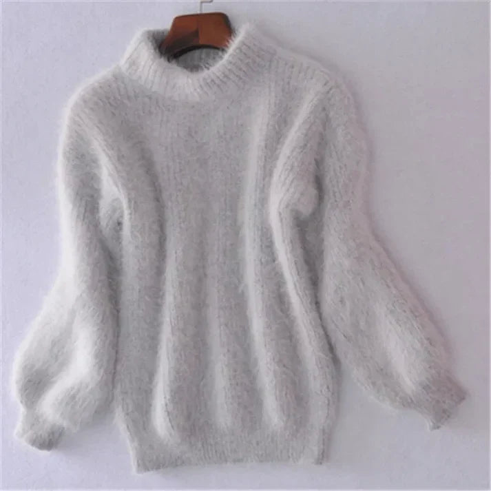 Drune | Weinlese Angora Pullover