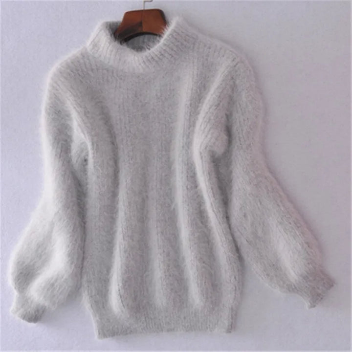 Drune | Locker Gestrickter Damenpullover Einfarbige Farben
