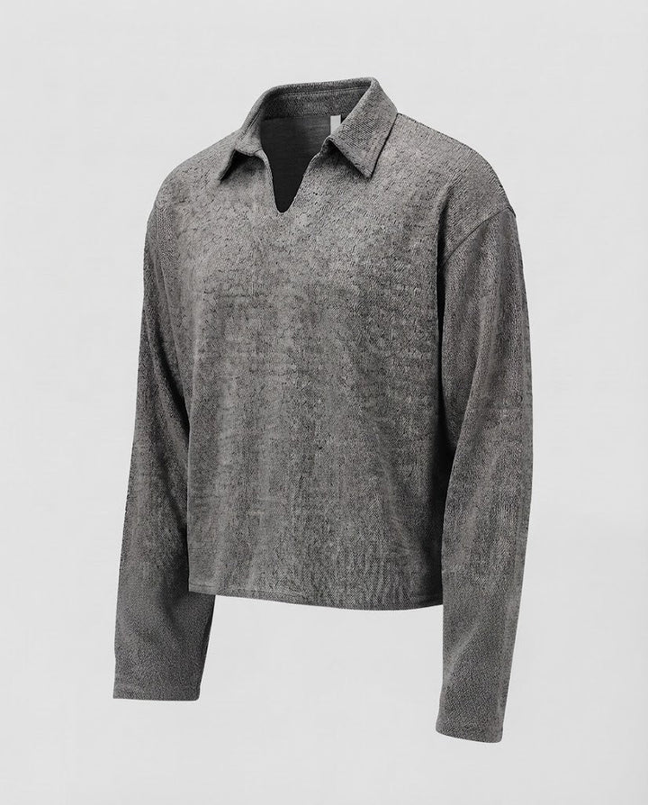 Herren Sportlicher Pullover mit V-Ausschnitt Drune