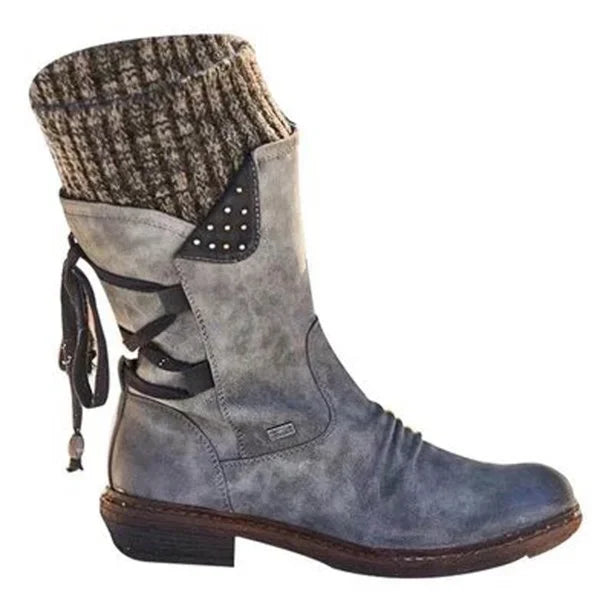 Drune | Modische Winterstiefeletten - Zum Schnüren