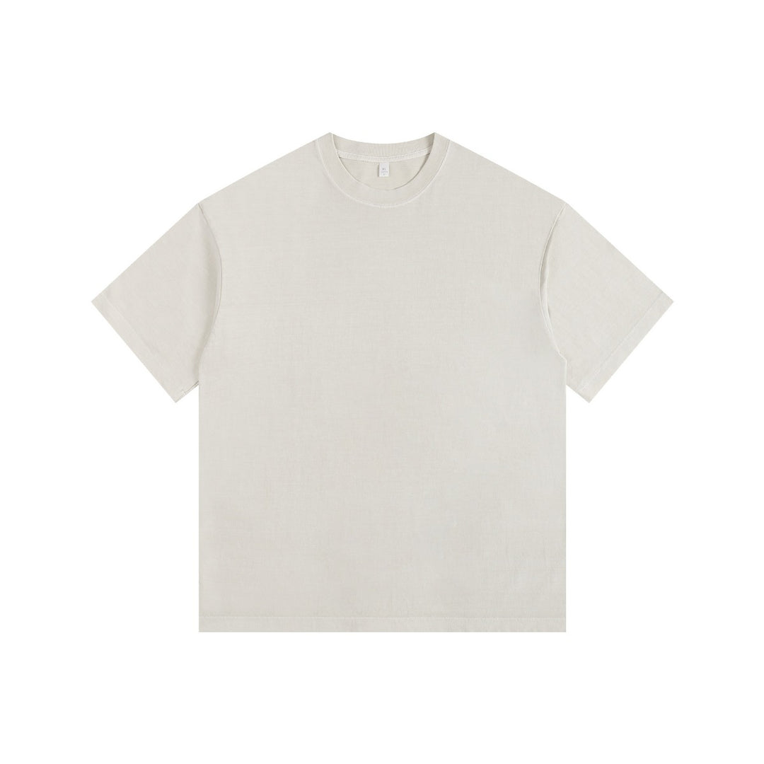 Drune | Schillerndes altes kurzes T-Shirt mit Färbung