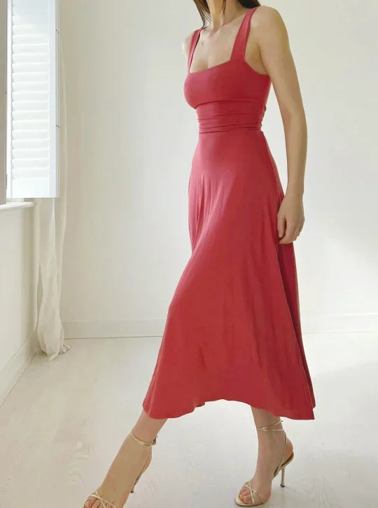 Drune | Elegante Rückenfreie Maxi Kleid