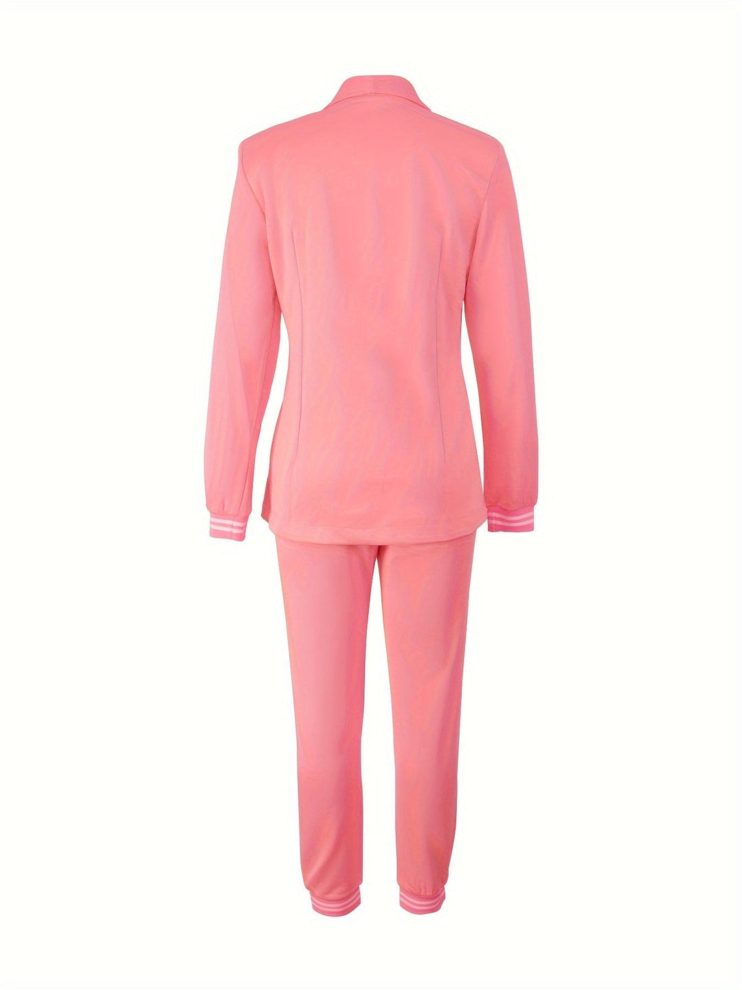 Drune | Langarm Blazer Mit Klapptaschen & Hosen Outfit Set Für Damen - Perfekt für Freizeittage