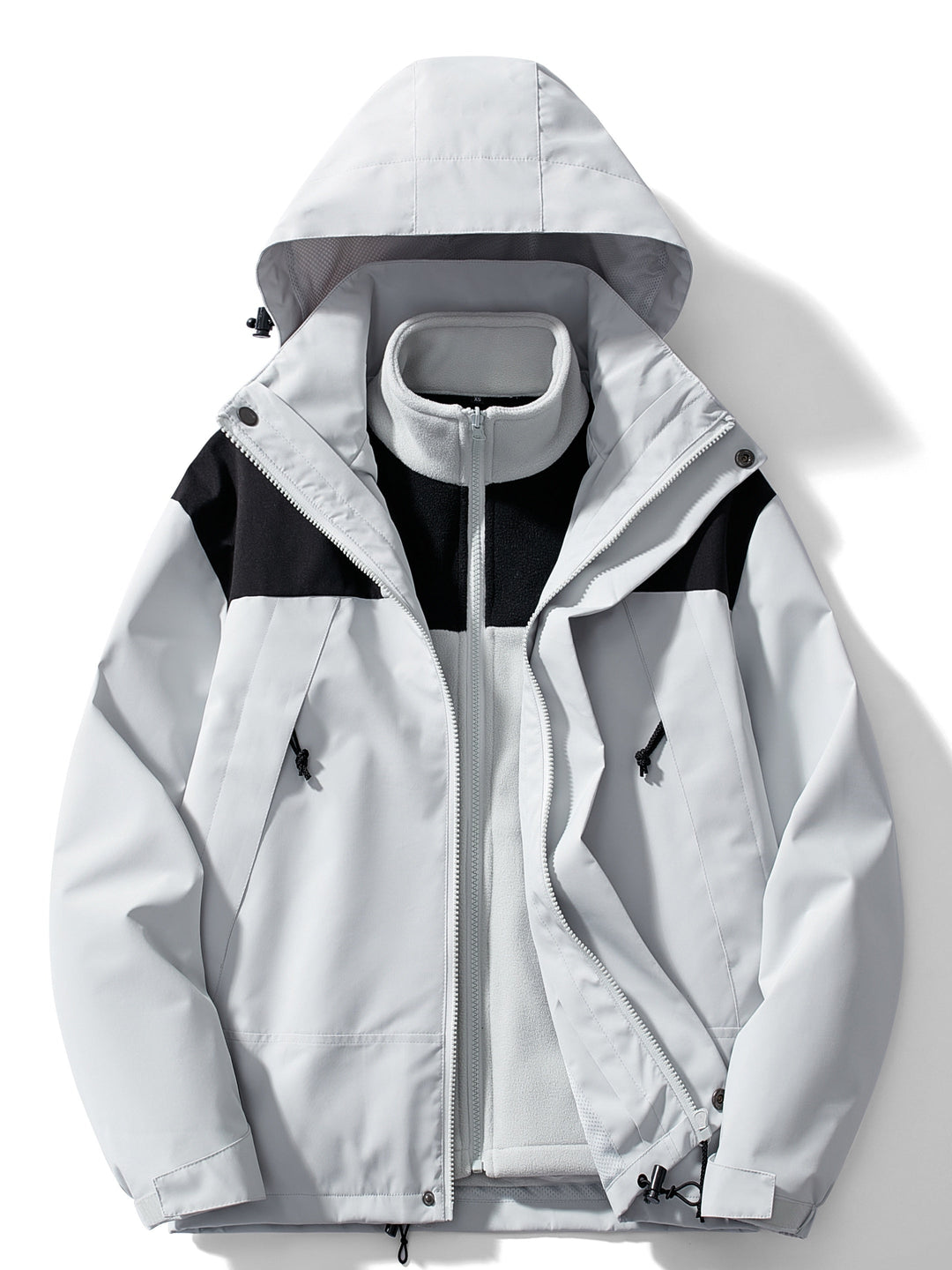 Drune | Winterjacke mit Kapuze 3 in 1 für Frauen, perfekt für Outdoor-Aktivitäten
