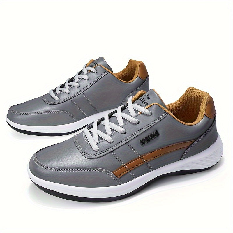 Drune | Große Größen Einfarbige Herrensneaker Mit Weicher Rutschfester Sohle
