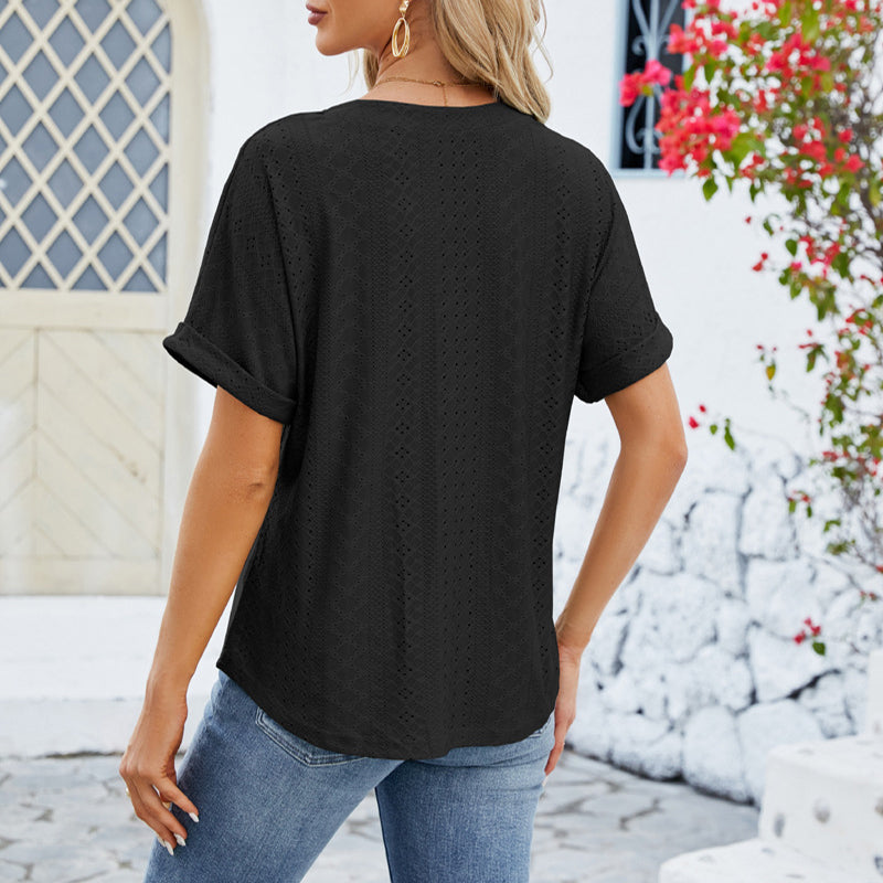 Drune V-Ausschnitt T-Shirt