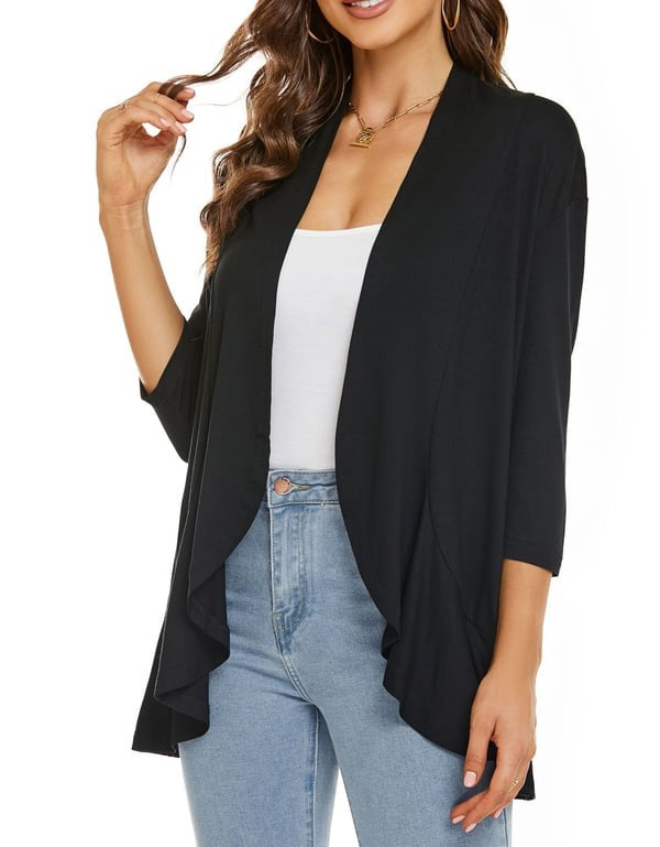 Drune | Elegantes Offenes Front Damenjacke