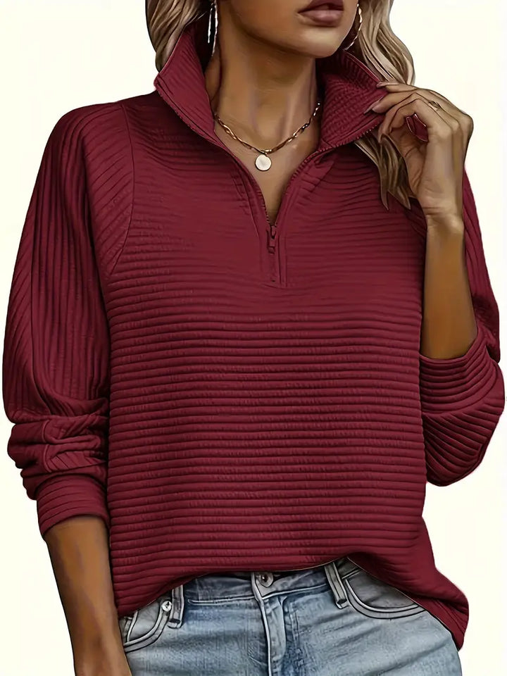 Drune | Reißverschluss Warmer Pullover