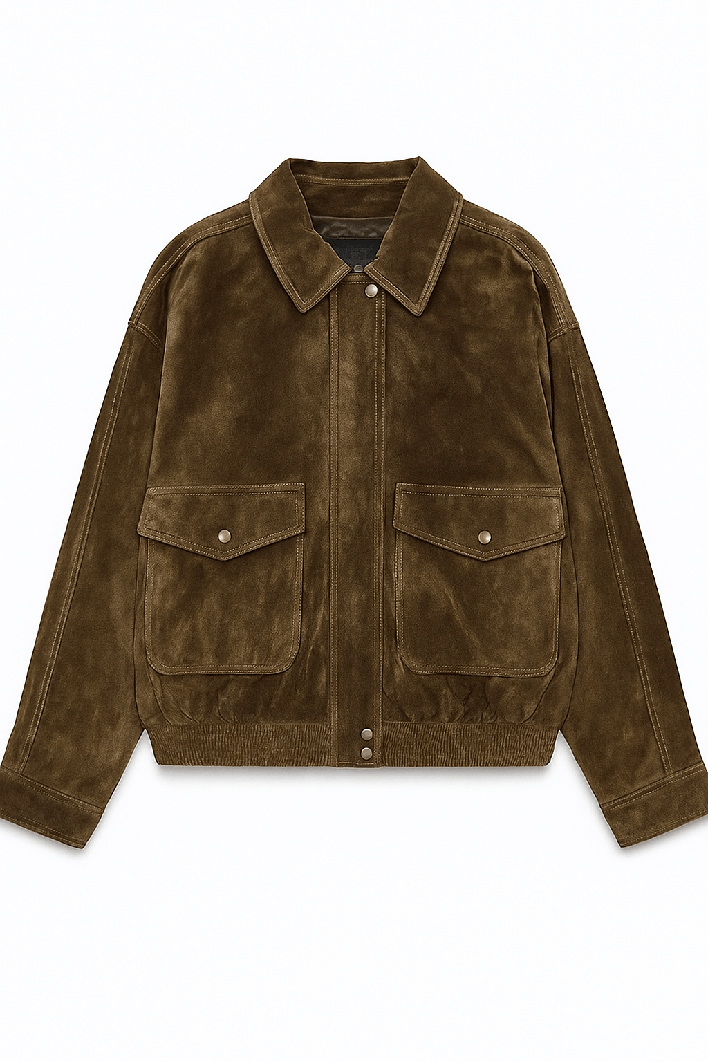 Drune | Classic women's bomber jacket with collar and flap pockets
