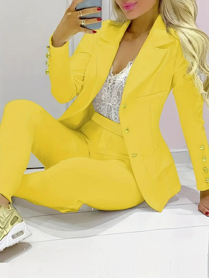 Drune | Stilvolles Business-Set - Blazer+Hose