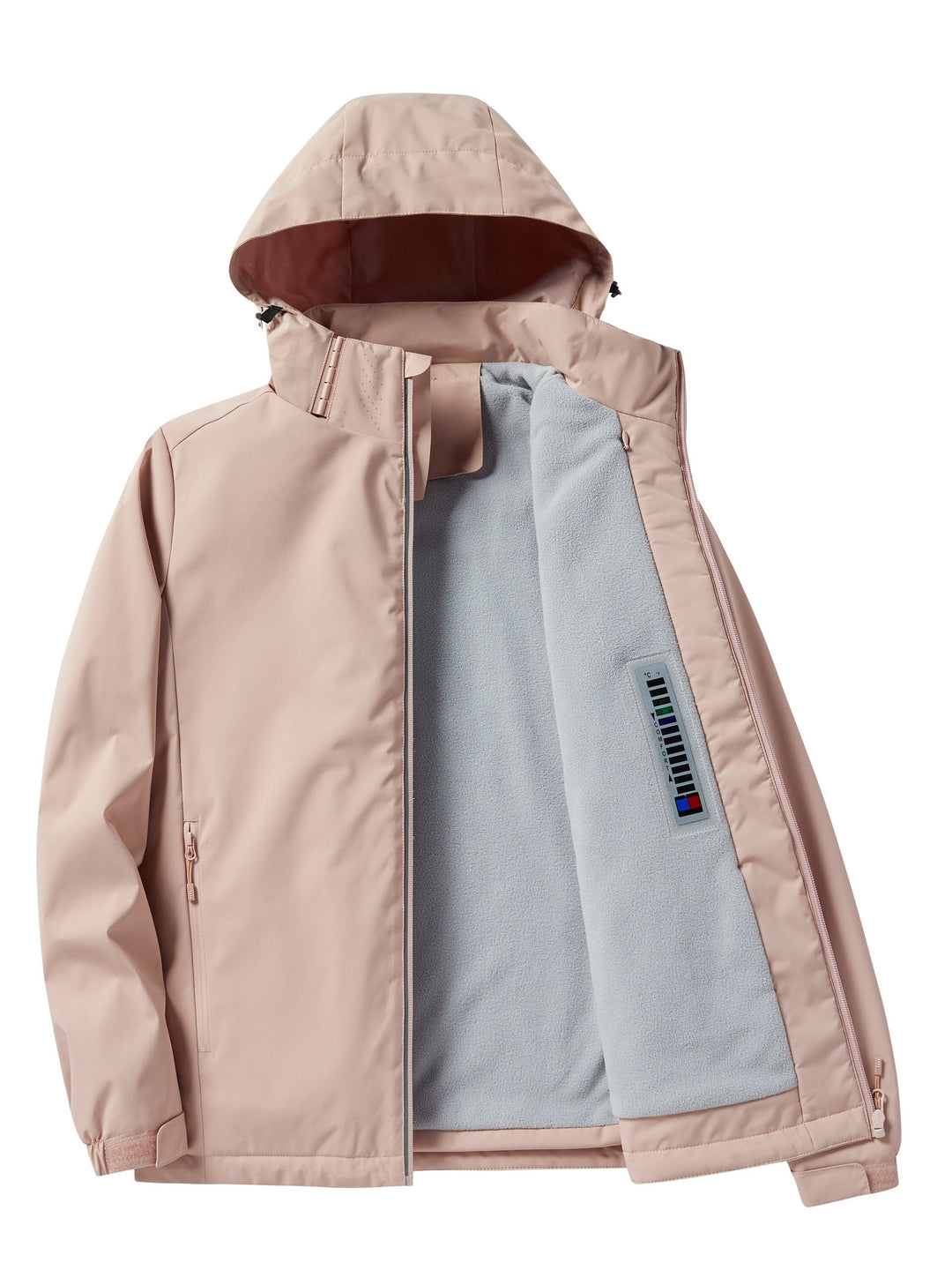 Drune | Winterjacke aus wasserdichtem Fleece mit Kapuze für Frauen - Perfekt für Outdoor-Aktivitäten