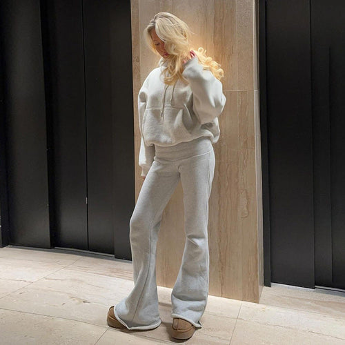 Drune | Low Waist Soft Flare Hose