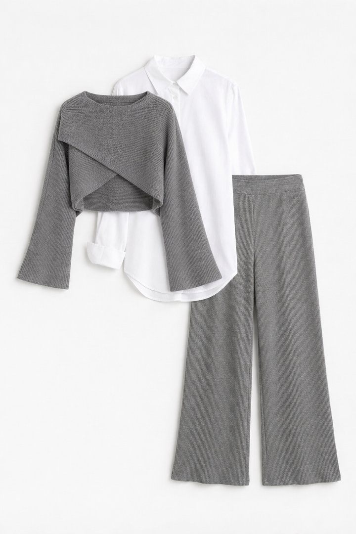 Bequemes Damen Dreiteiliges Set | Drune