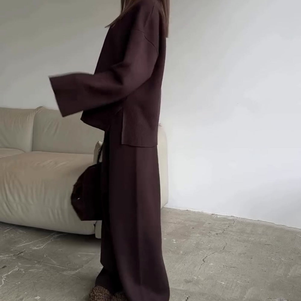 Drune | aus Strickpullover und Hose für Damen - Luce