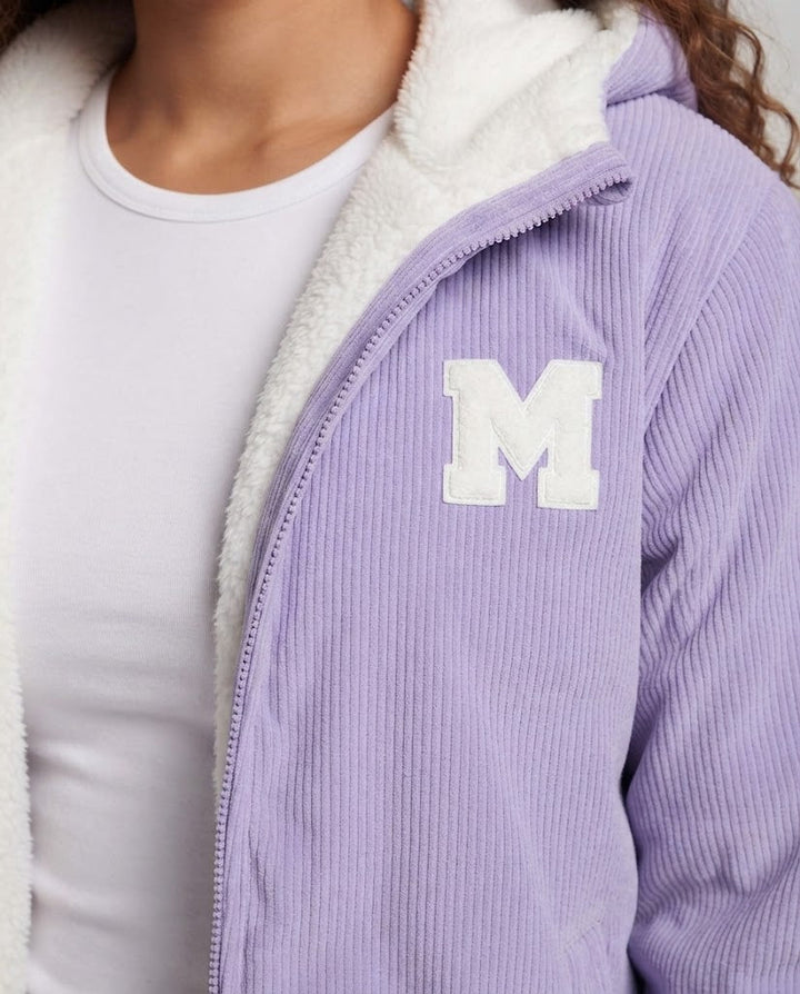 Damen Fleecejacke mit Kapuze Drune