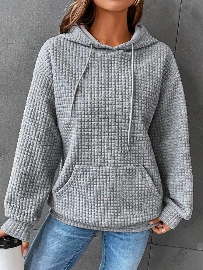 Drune | Casual Hoodie Einfarbig für Damen