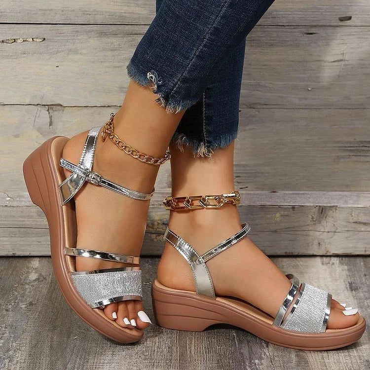 Drune | neue orthopädische Damen High Heels mit offener Zehe