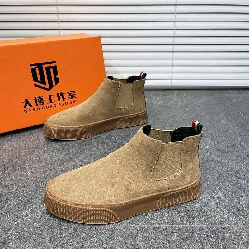 Drune | Chelsea Boots Herren aus Samt – Eleganter und lässiger Stil