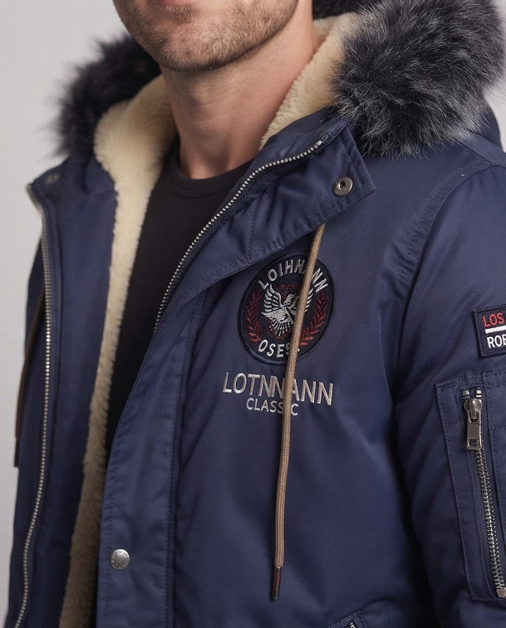 Herren Warm gefütterte Übergangsjacke Drune