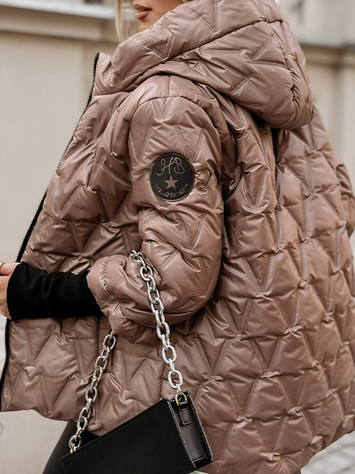 Drune | Patchwork-Jacke mit Kapuze