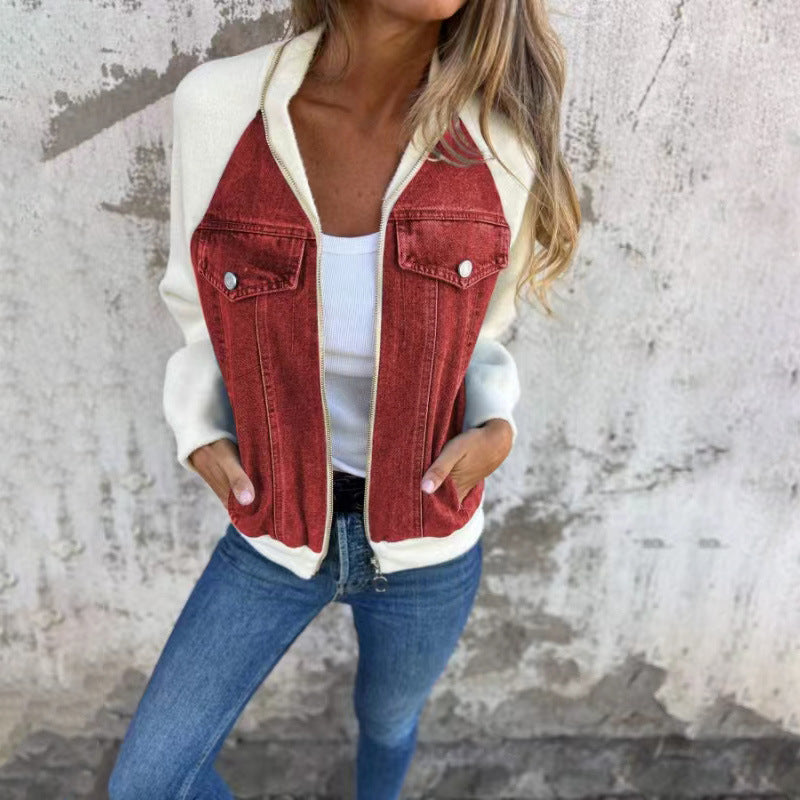 Drune | Moderne Jacke mit Denim