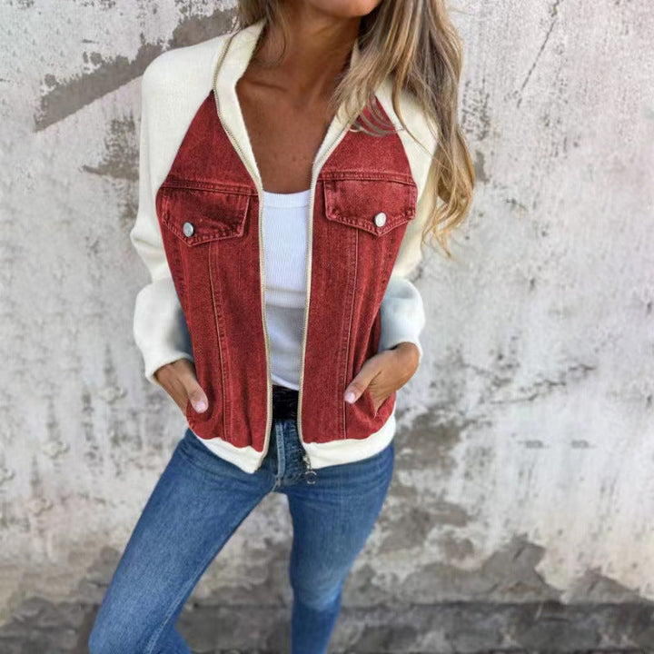 Drune | Moderne Jacke mit Denim