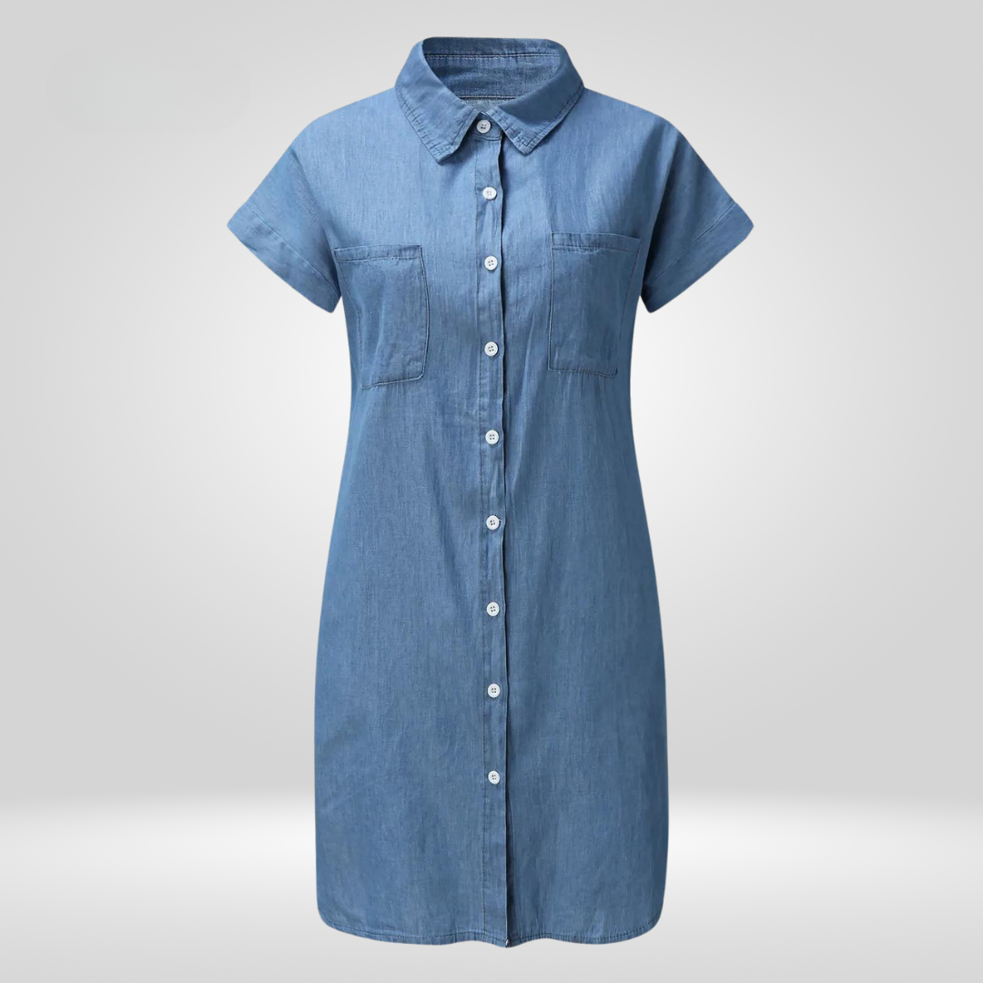 Drune | Elegantes Denim Kleid
