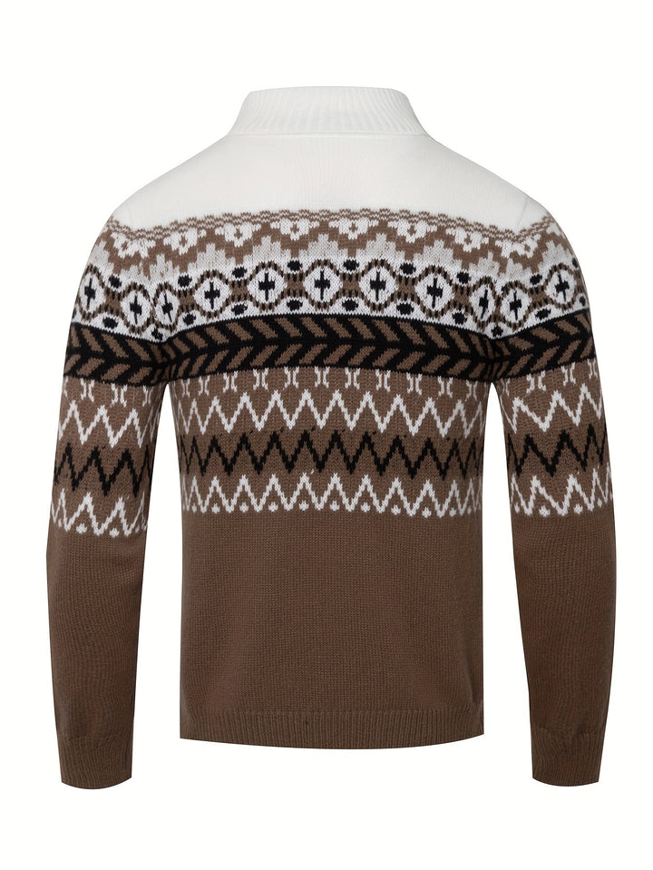 Drune | Lässiger Rollkragenpullover für Herren in schmaler Passform