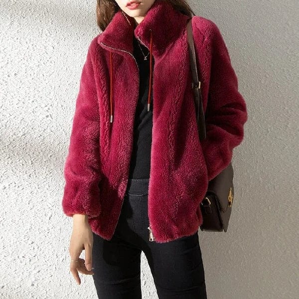 Drune | Fleecejacke Chic Moderner Stil Ideal für den Winter