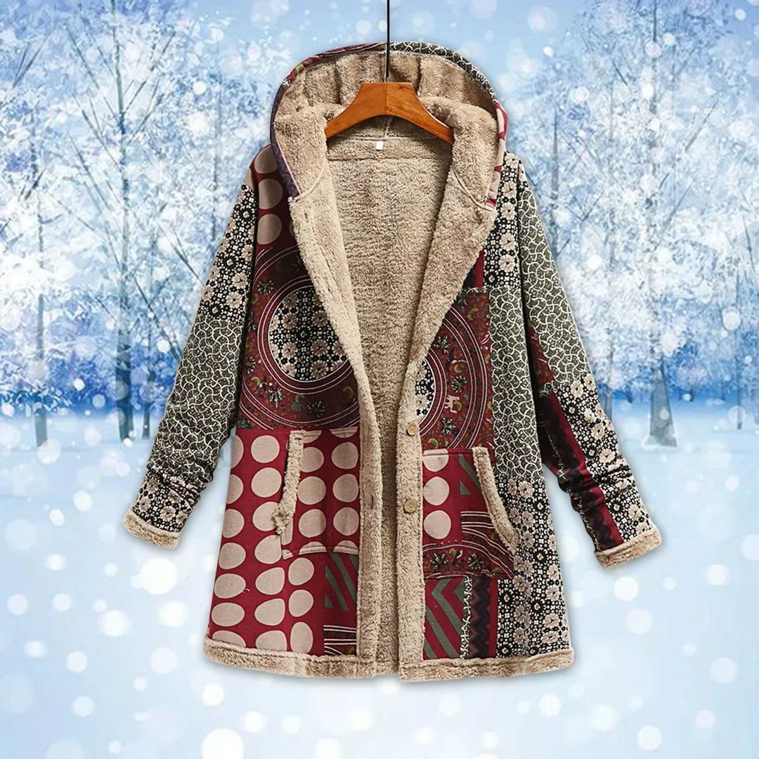 Drune | Fleece Jacke für Damen - Mit Kapuze