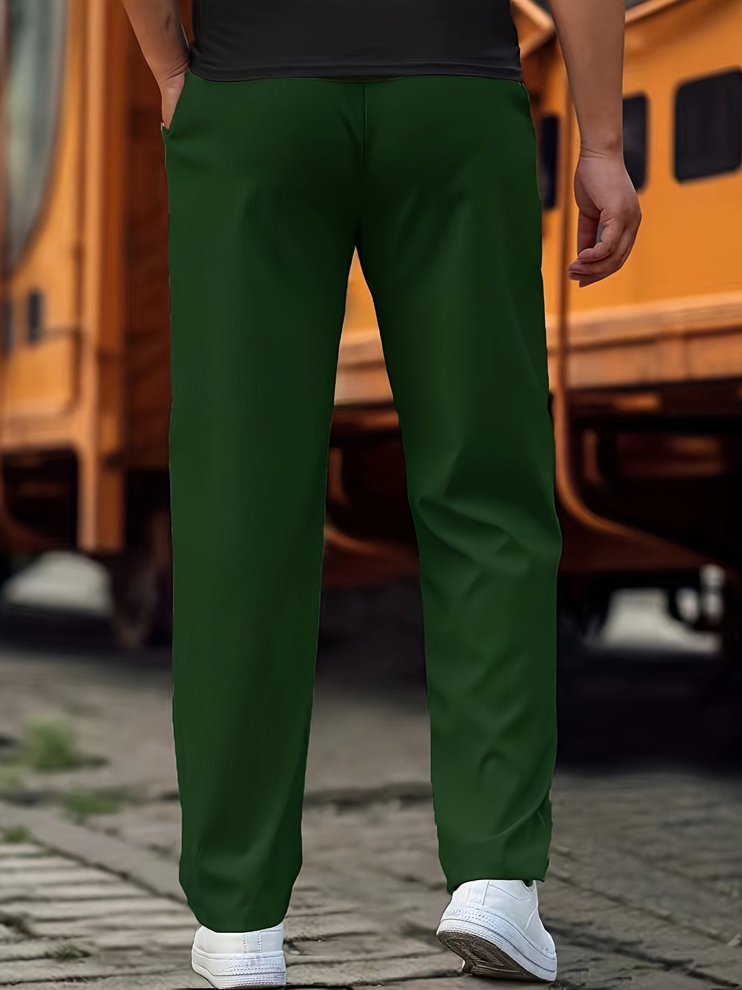Drune | Stilvolle Kordelzug Athletische Hosen mit Taschen für Herren