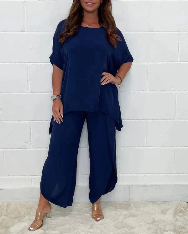 Drune | Zweiteiliges Anzugset mit Ärmeln für Damen | Stilvolles und bequemes Outfit