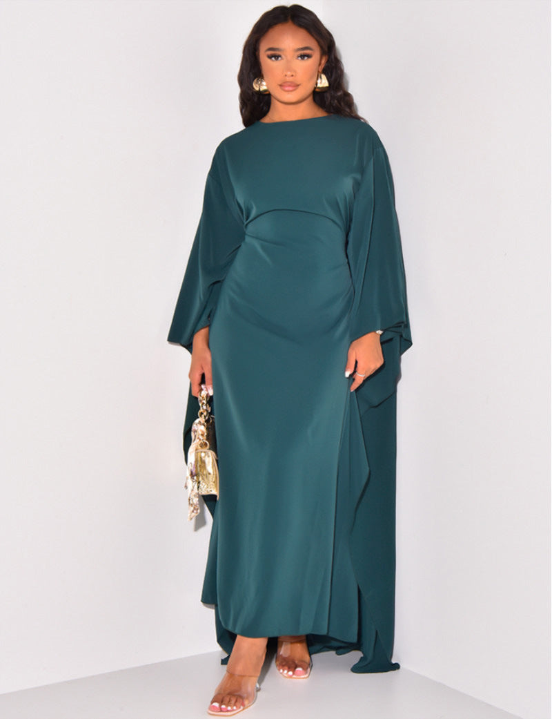 Drune | Damen Abaya-Kleid mit weitem Schnitt - Maxi-Länge & fließender Stoff